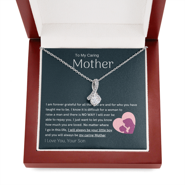 To My Loving Mother - You are my sunshine, I will always be your little boy (Limited Time Offer) - Alluring Beauty Necklace