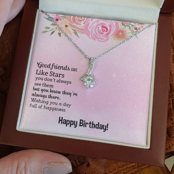 Happy Birthday - Good Friends Always There (Limited Time Offer) - Alluring Beauty Necklace