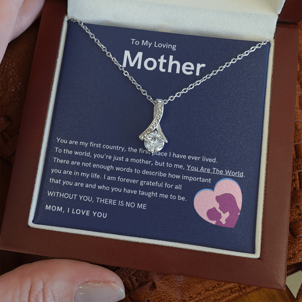 To My Loving Mother - Without You, There Is No Me (Limited Time Offer) - Alluring Beauty Necklace