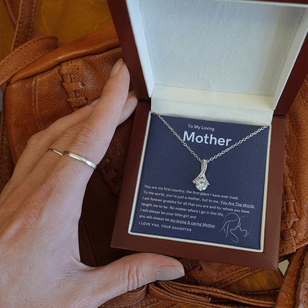 To My Loving Mother - You are the world to me (Limited Time Offer) - Alluring Beauty Necklace