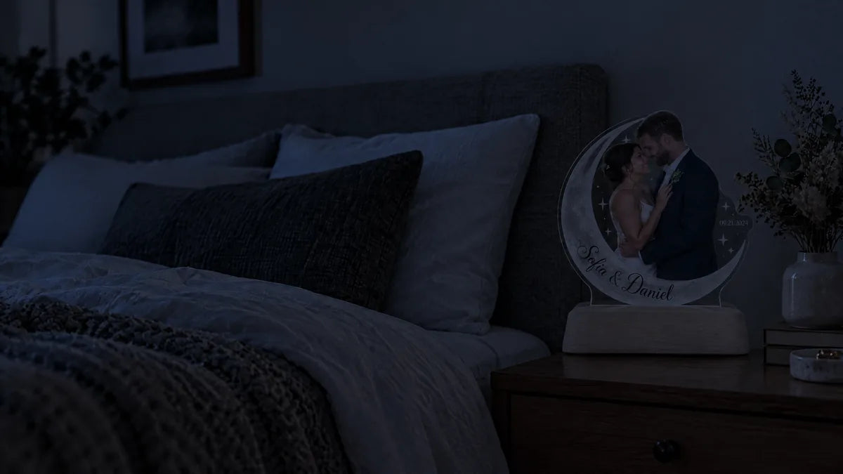 The same room with the light off